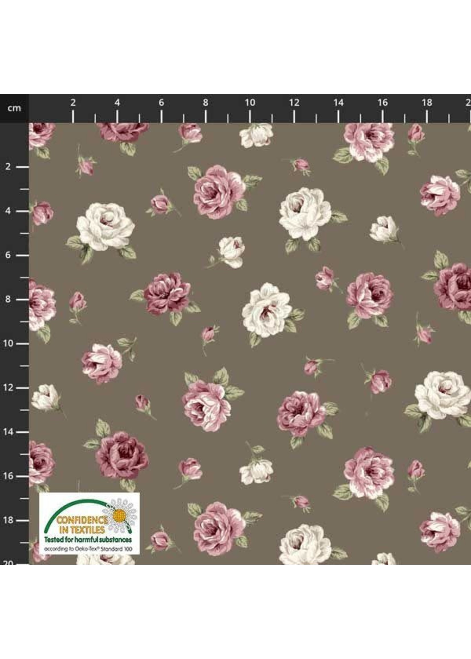 Stof Fabrics Sofie Rose - Rose - Grey