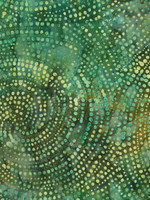 Timeless Treasures Tonga - Dotty Spiral - Jade