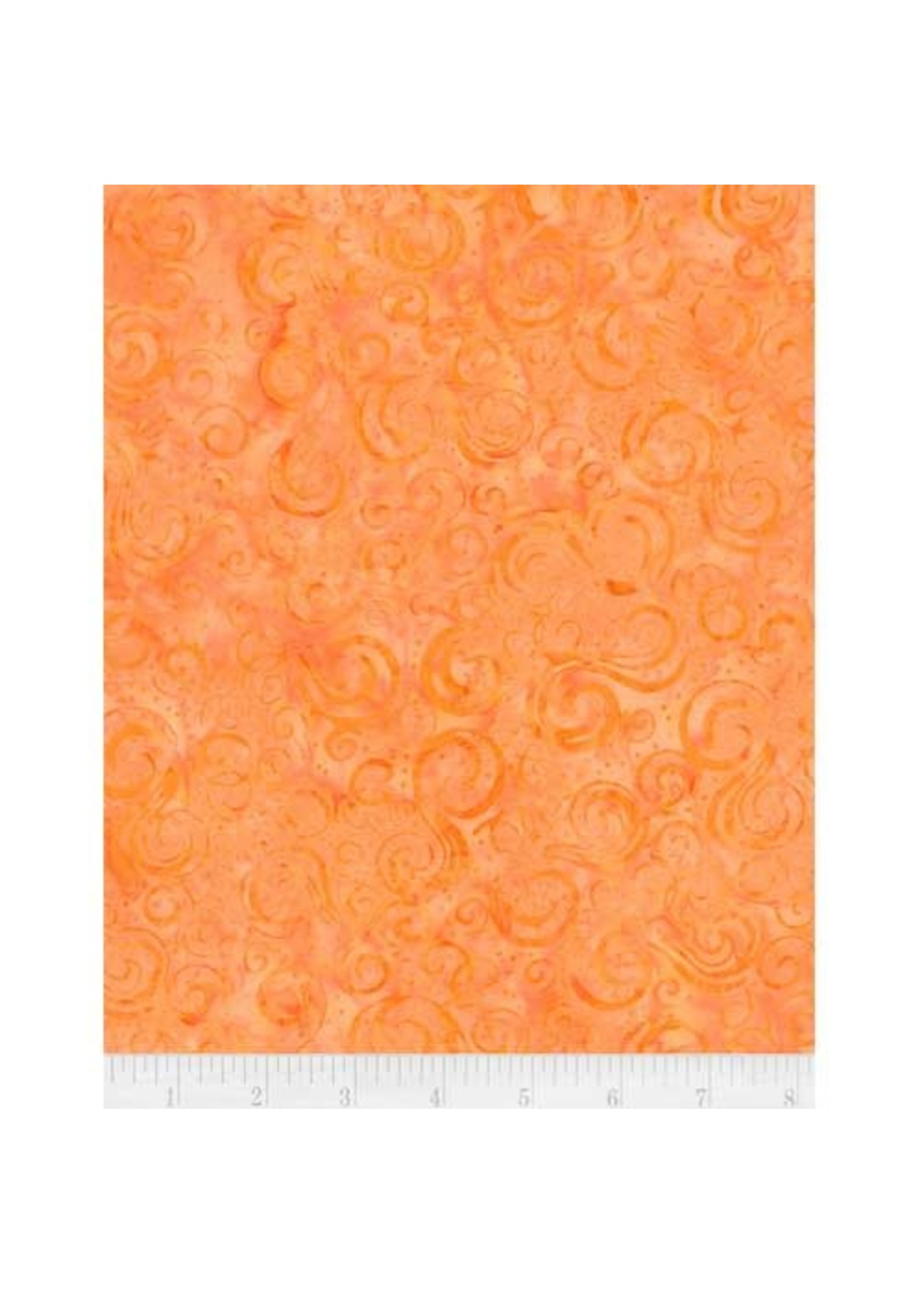 Timeless Treasures Tonga - Tonal Swirls - Melon