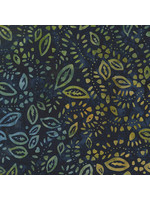 Benartex Studio Bali Eden - Leaves Navy/Multi