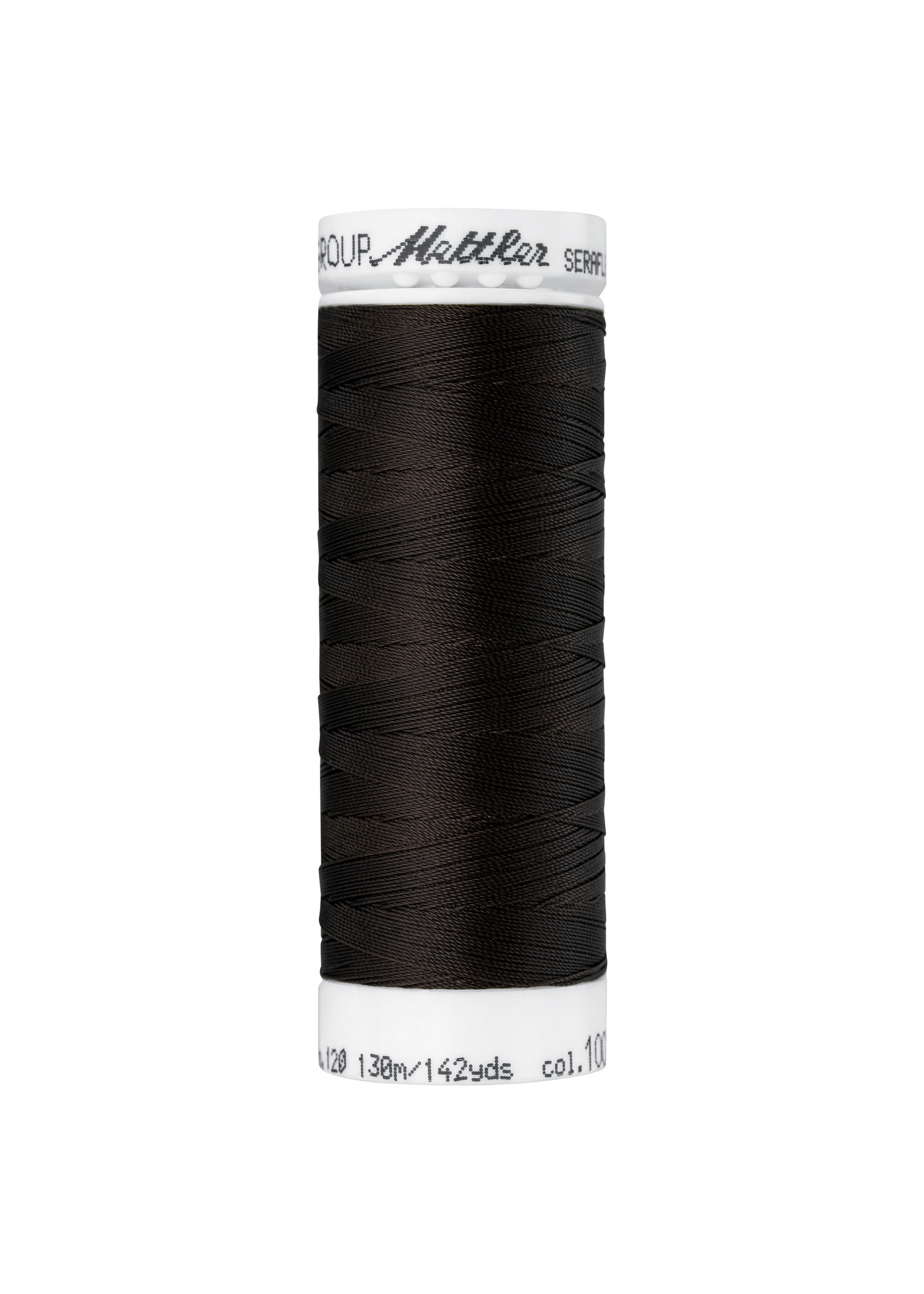 Amann Mettler Seraflex - #120 - 130 m - 1002 Very Dark Brown