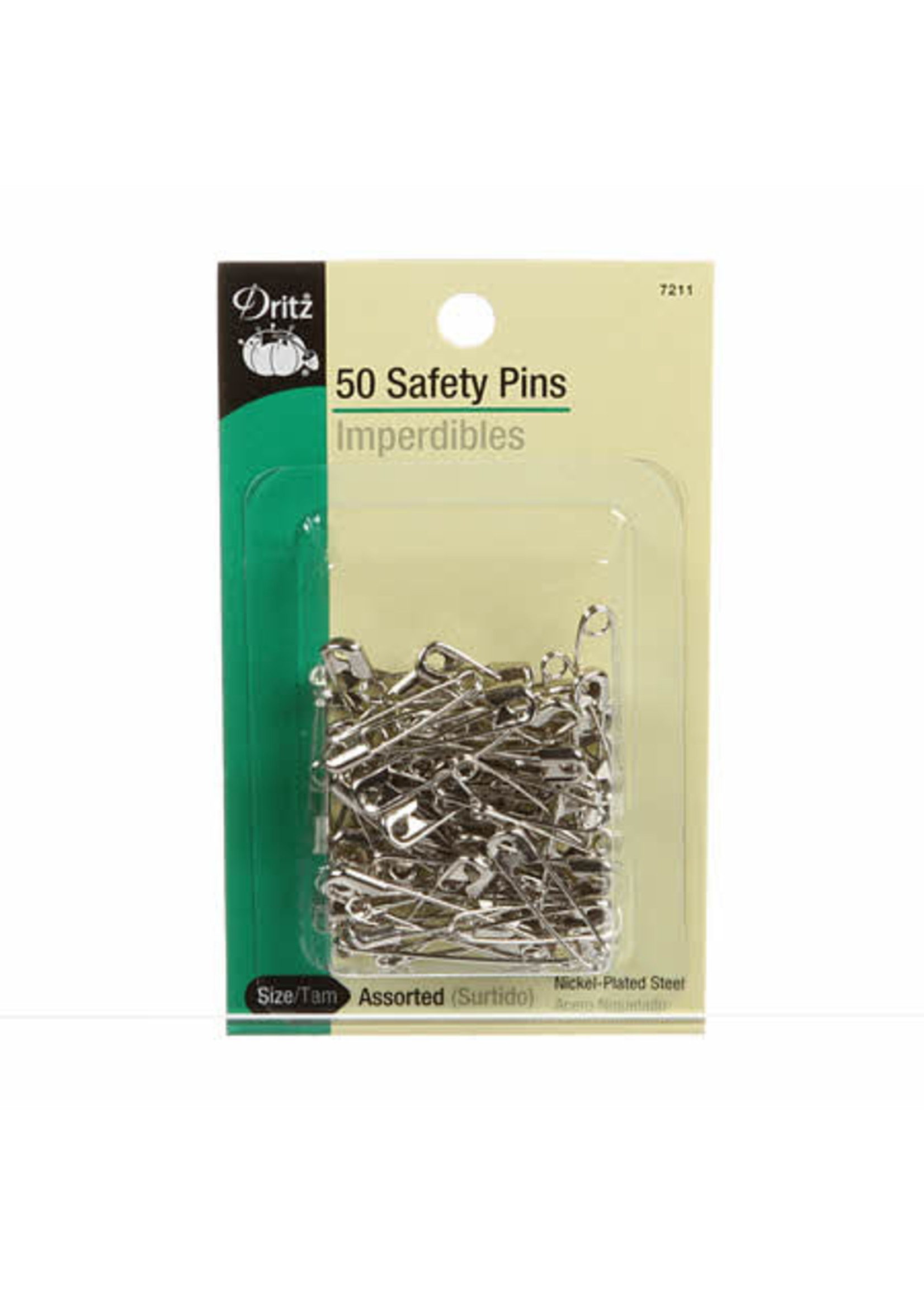 Dritz Veiligheidsspelden - Safety Pins - Assorti - 50 stuks