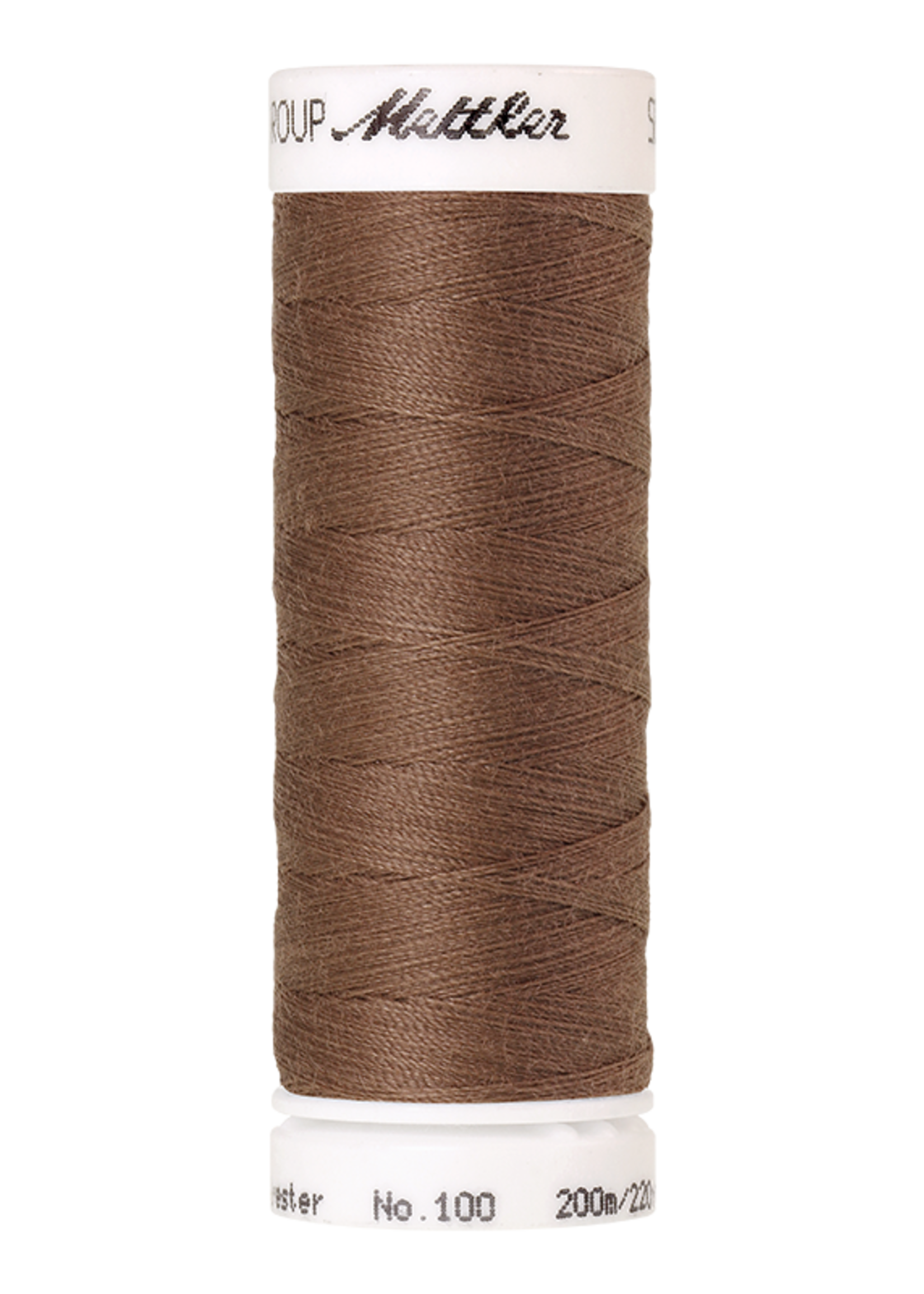 Amann Mettler Seralon - #100 - 200 m - 0387 Brown Mushroom