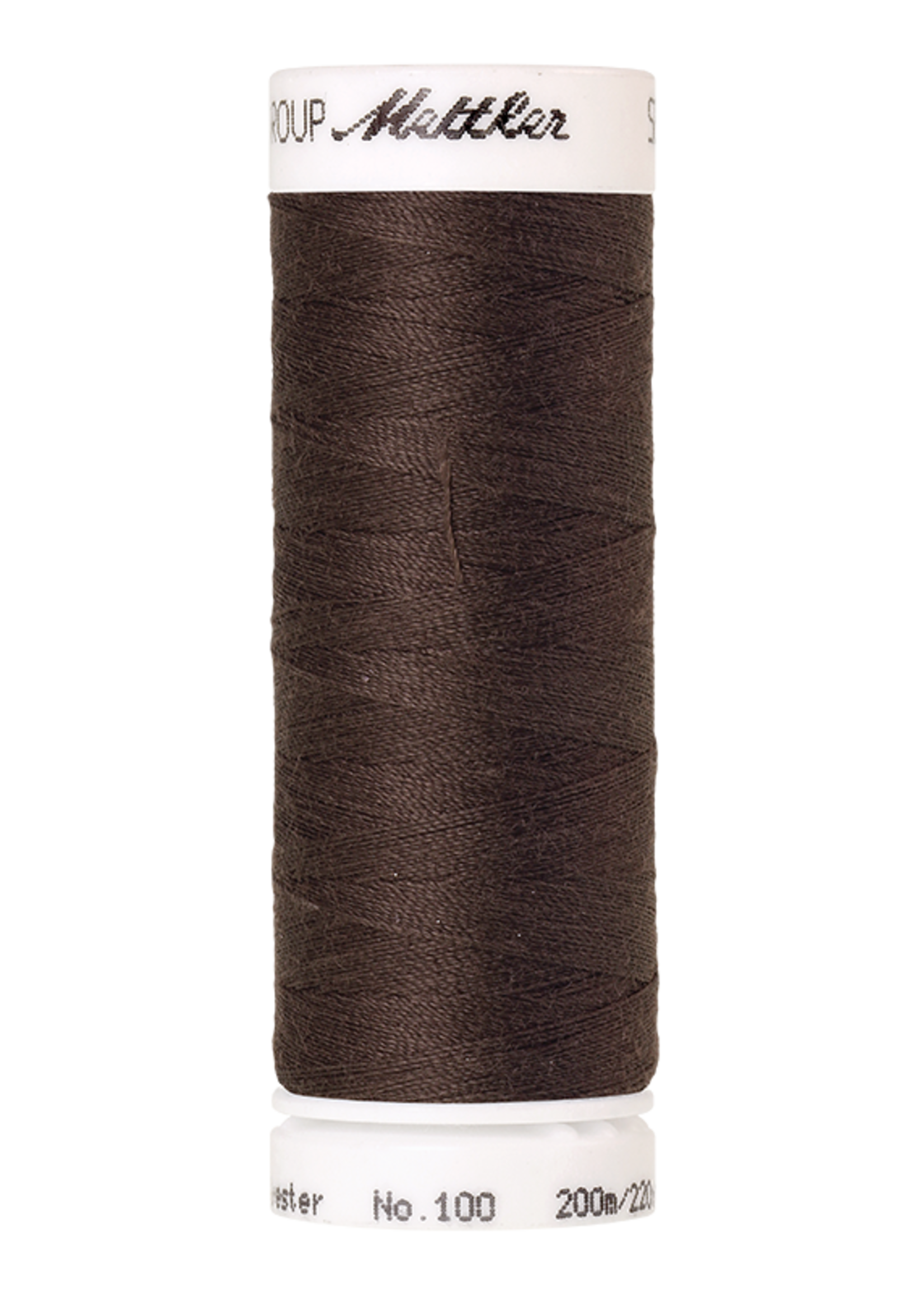 Amann Mettler Seralon - #100 - 200 m - 0399 Earthy Brown Coal