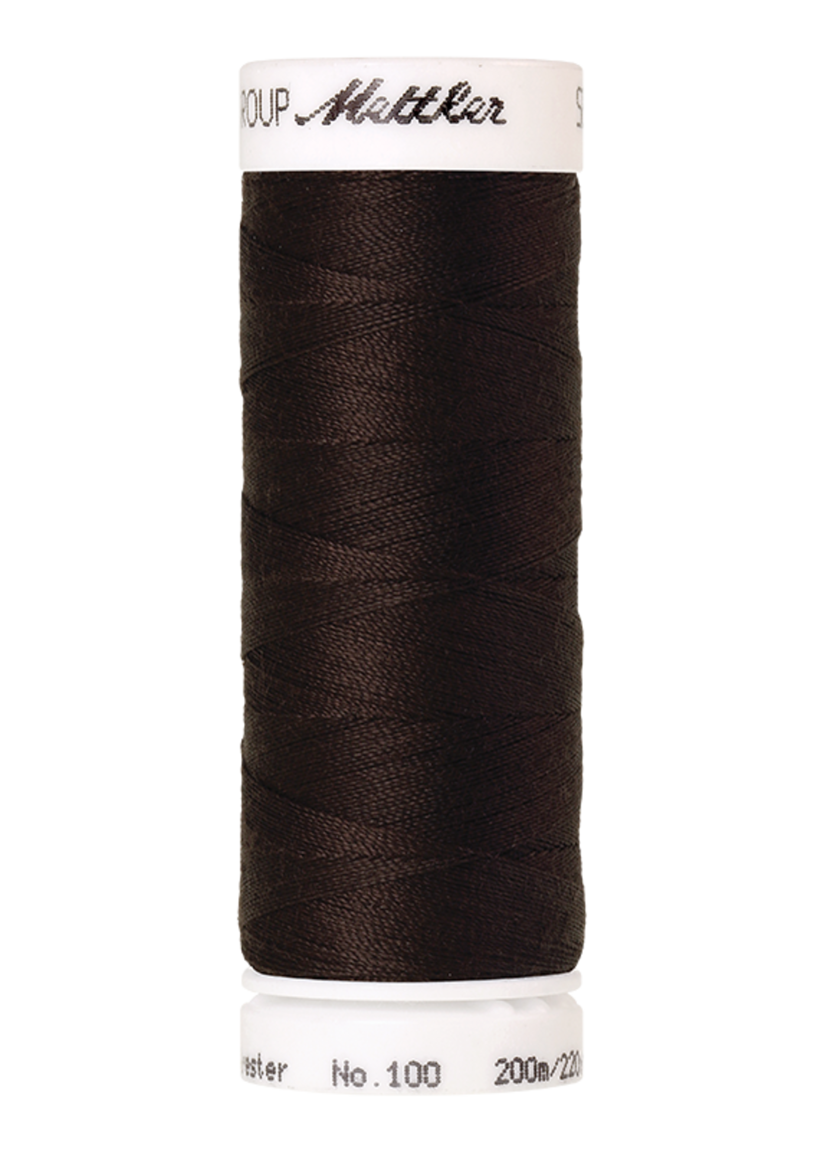 Amann Mettler Seralon - #100 - 200 m - 1002 Very Dark Brown