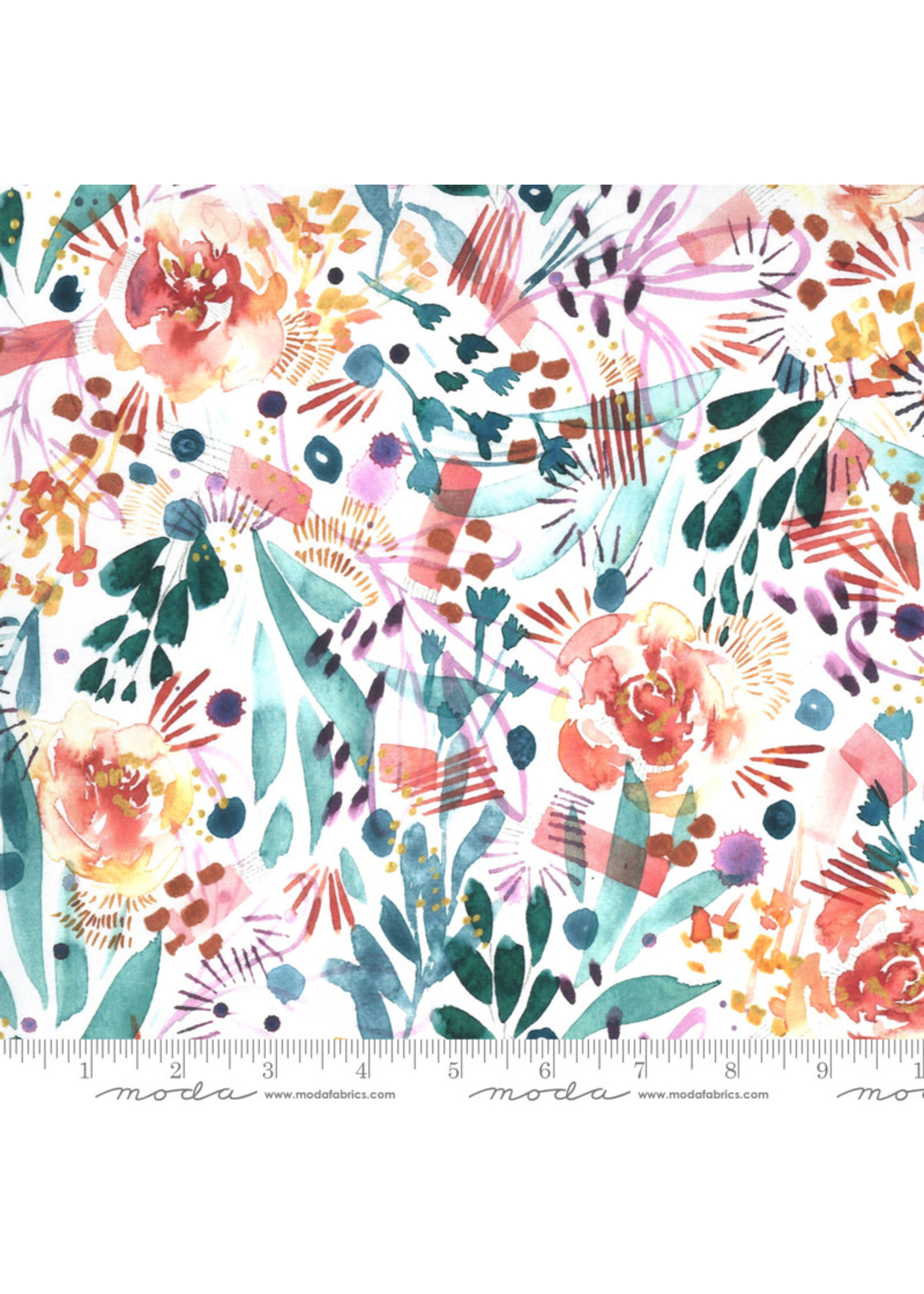 Moda Fabrics Sunshine Soul - Sunbloom Soiree - Cool Breeze