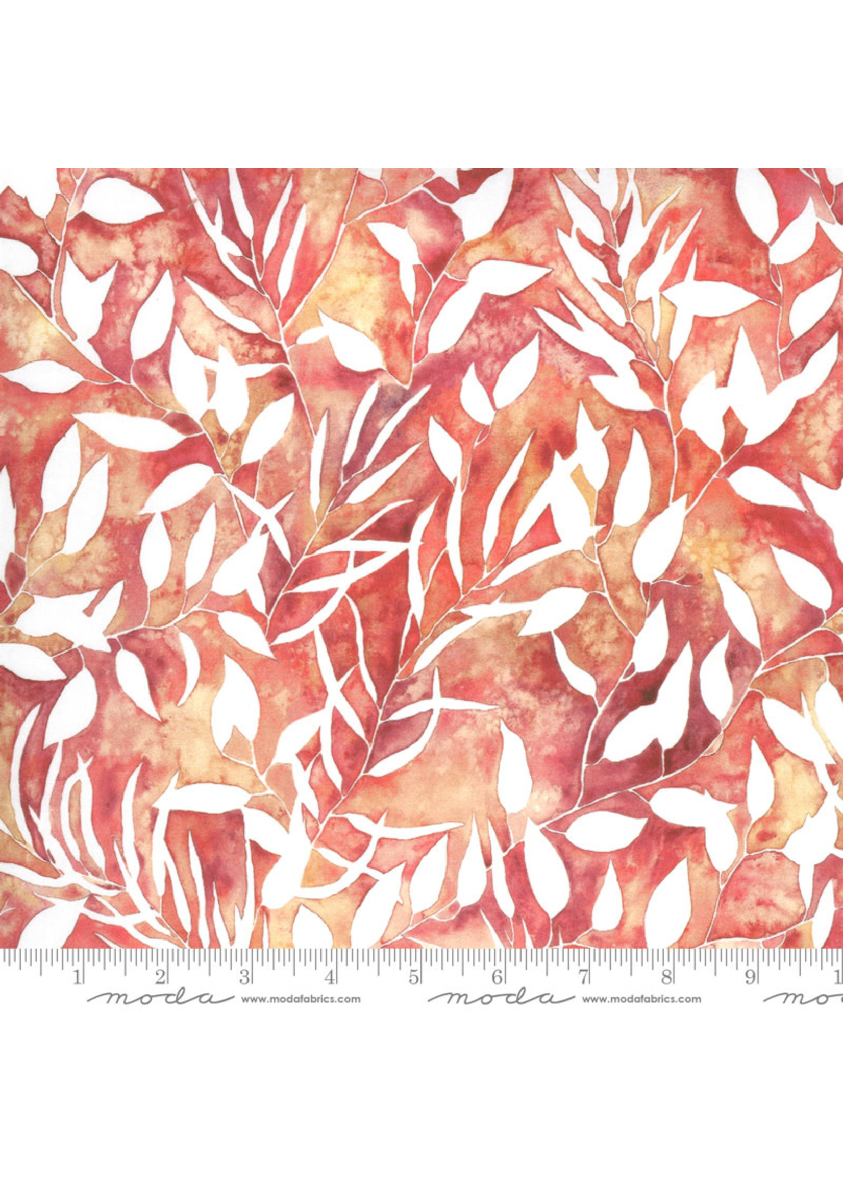 Moda Fabrics Sunshine Soul - Joyful Vine Leaves - Golden Peach