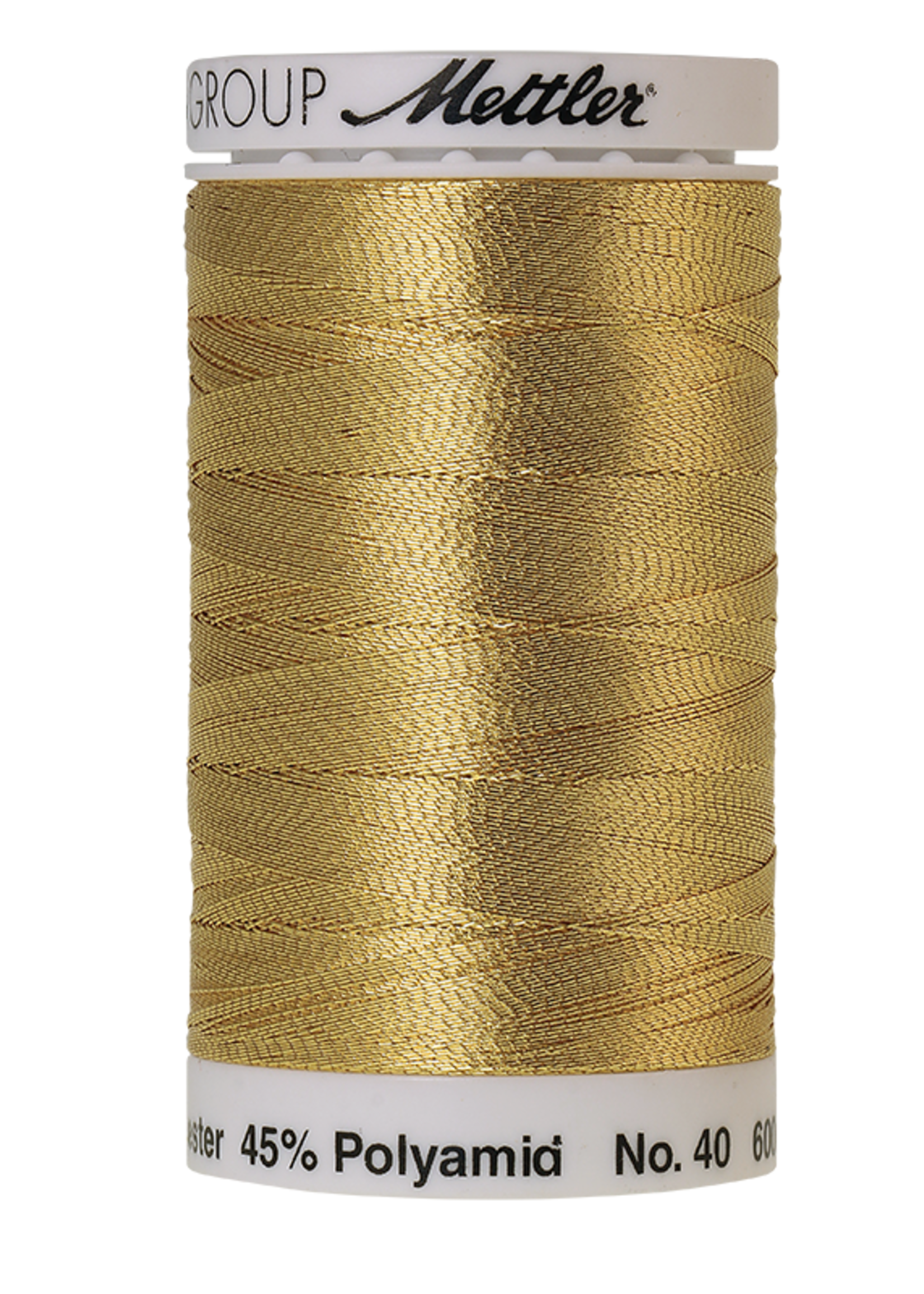 Amann Mettler Metallic - #40 - 600 m - 2108 Inka Gold