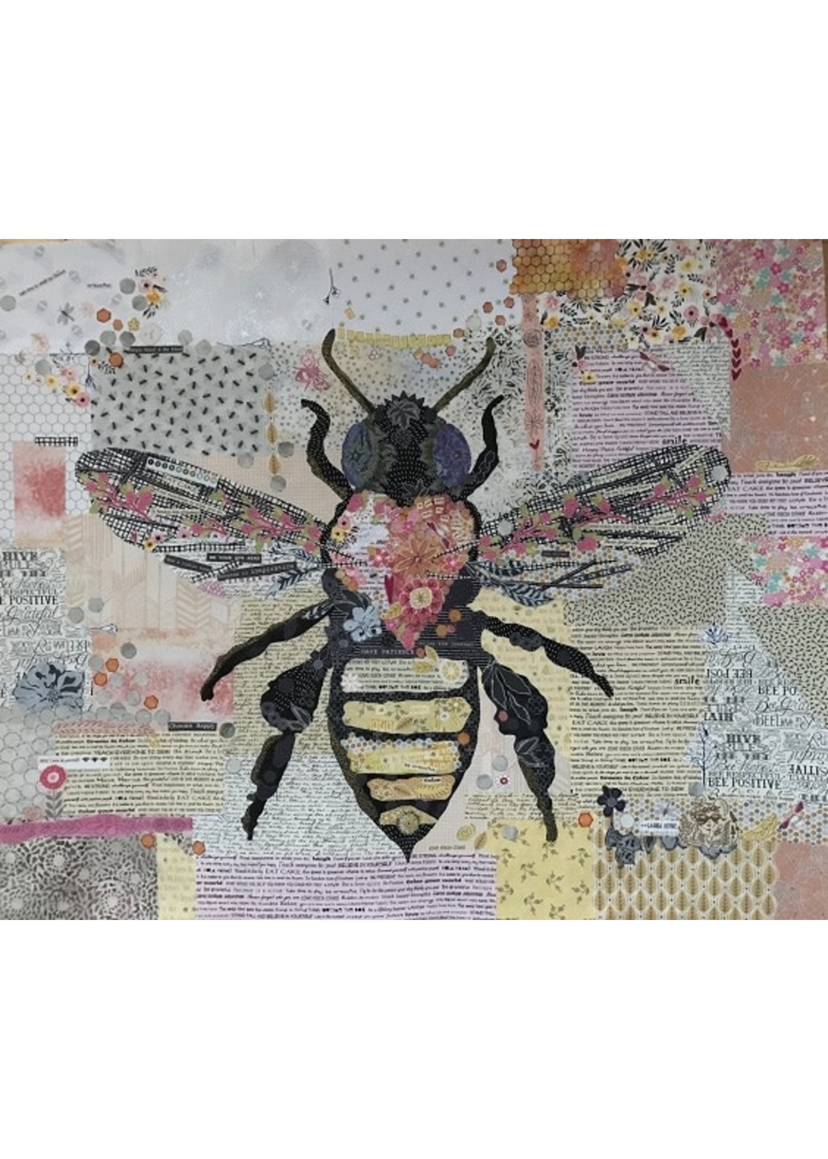 Laura Heine Patroon Collage - Honey Bee