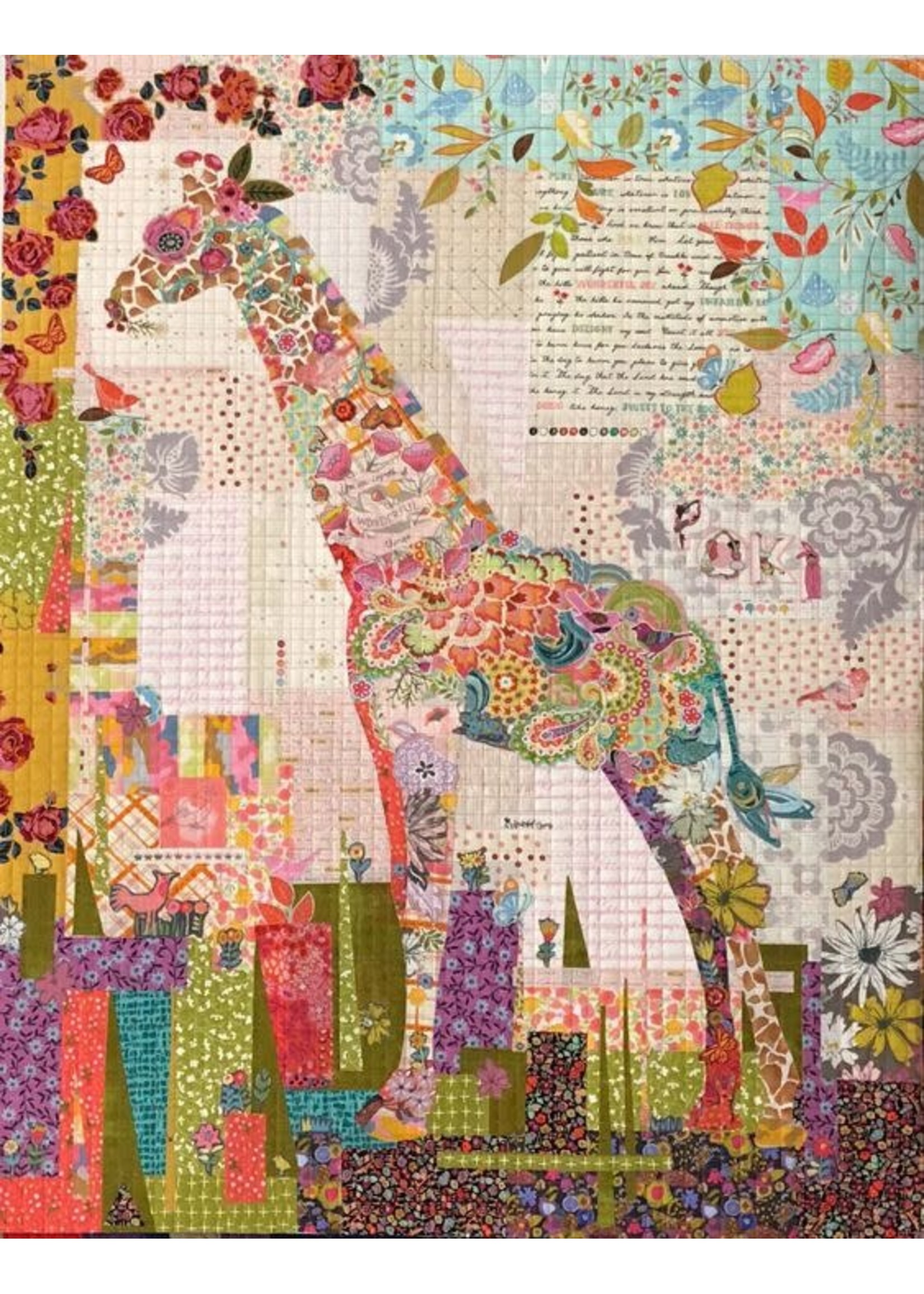 Laura Heine Patroon Collage -  Poki - Mini Giraffe