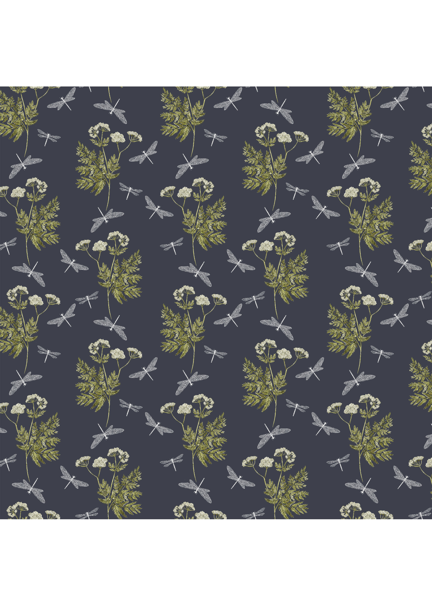 Windham Fabrics Midsummer - Dancing Mayfly - Graphite