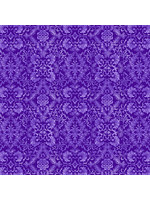 Benartex Studio Lavender Fields - Veronica Damask - Dark Purple