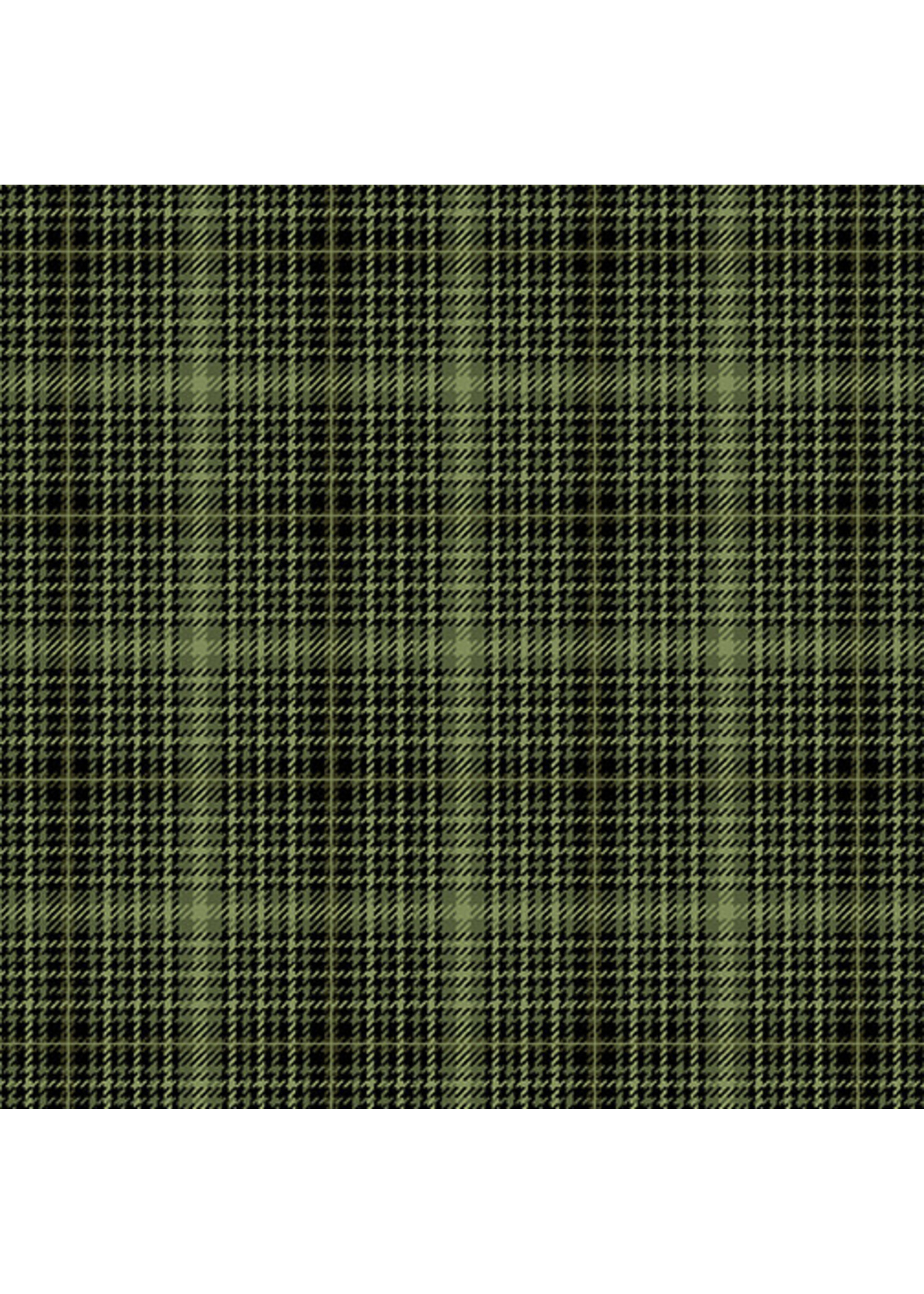 Benartex Studio Autumn Elegance - Tonal - Plaid Green