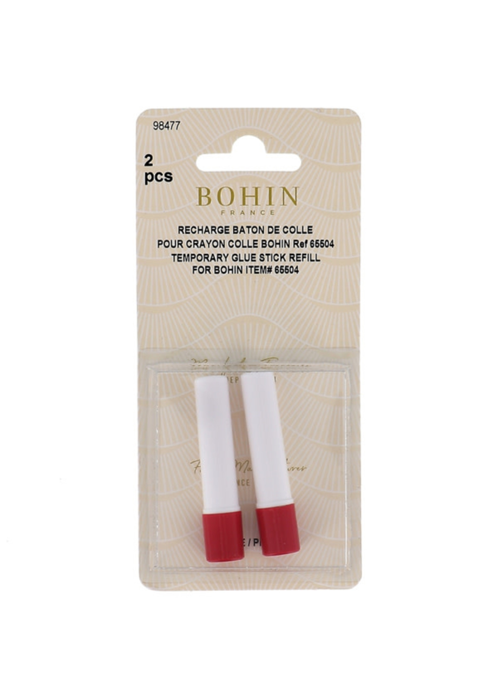 Bohin Lijm - Glue Pen - Navulling - 2 stuks