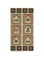 Benartex Studio Panel 55 - Jingle All The Way - Multi - 60 cm x 110 cm