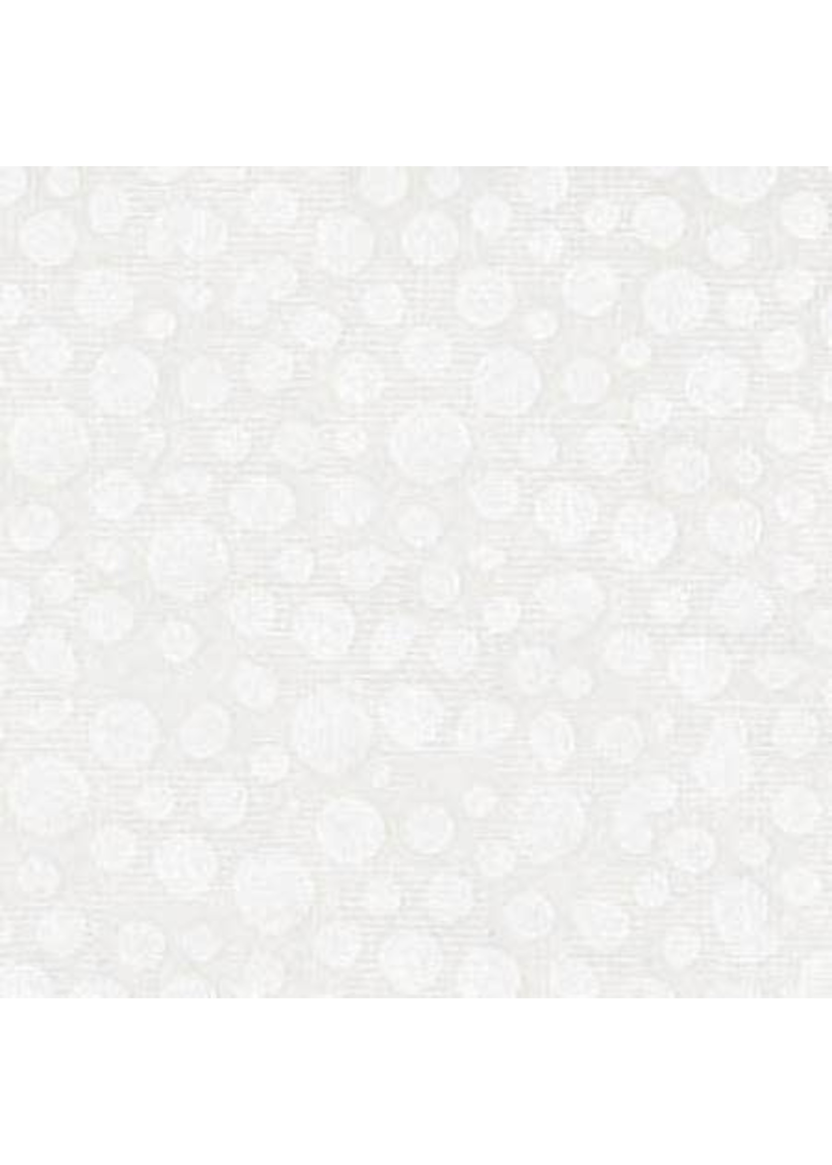 Basic Palette Tone on Tone - Squares & Circles - White - 44261WW