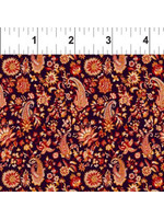 In The Beginning Garden Delights - Paisley - Red