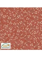 Stof Fabrics My Composition - Notes - Red