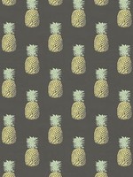 Makower Fern Garden - Pineapple - Grey