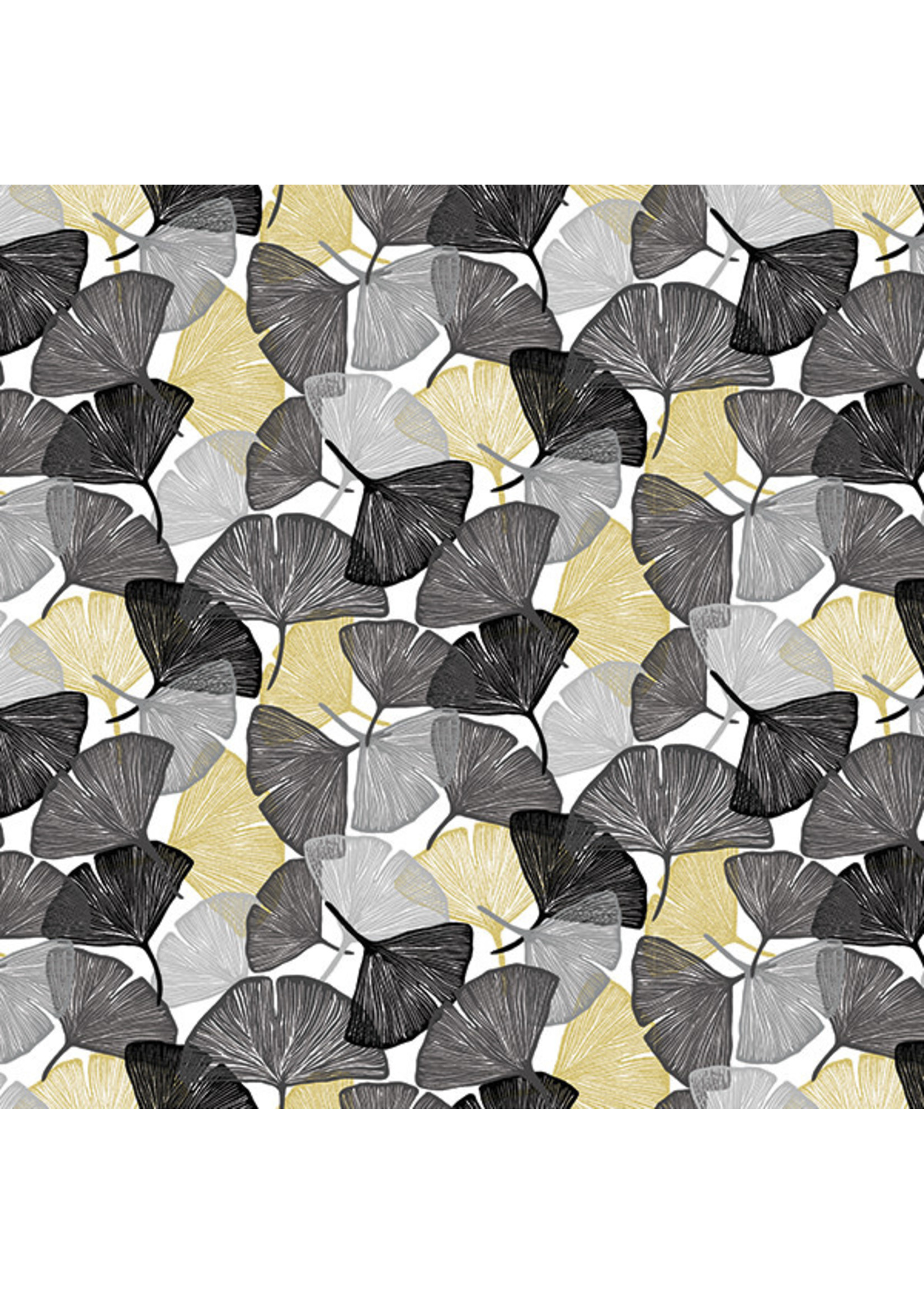 Stof Fabrics Mixed Metals - Ginkgo