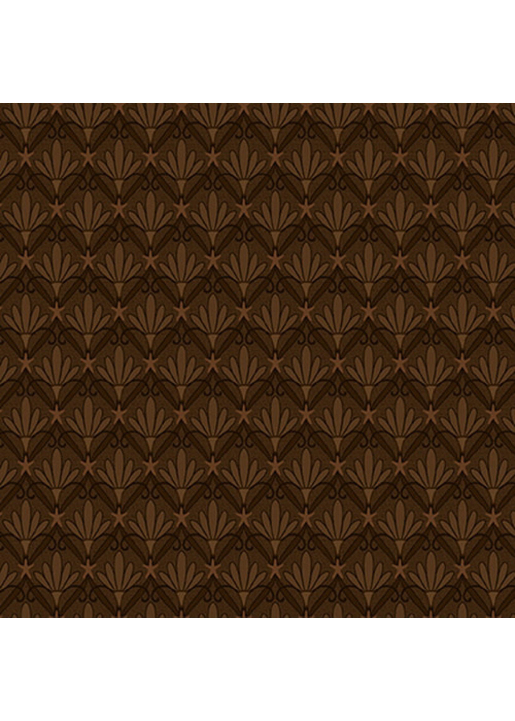 Henry Glass Fabrics Plant Kindness - Pumkin Blossom - Brown