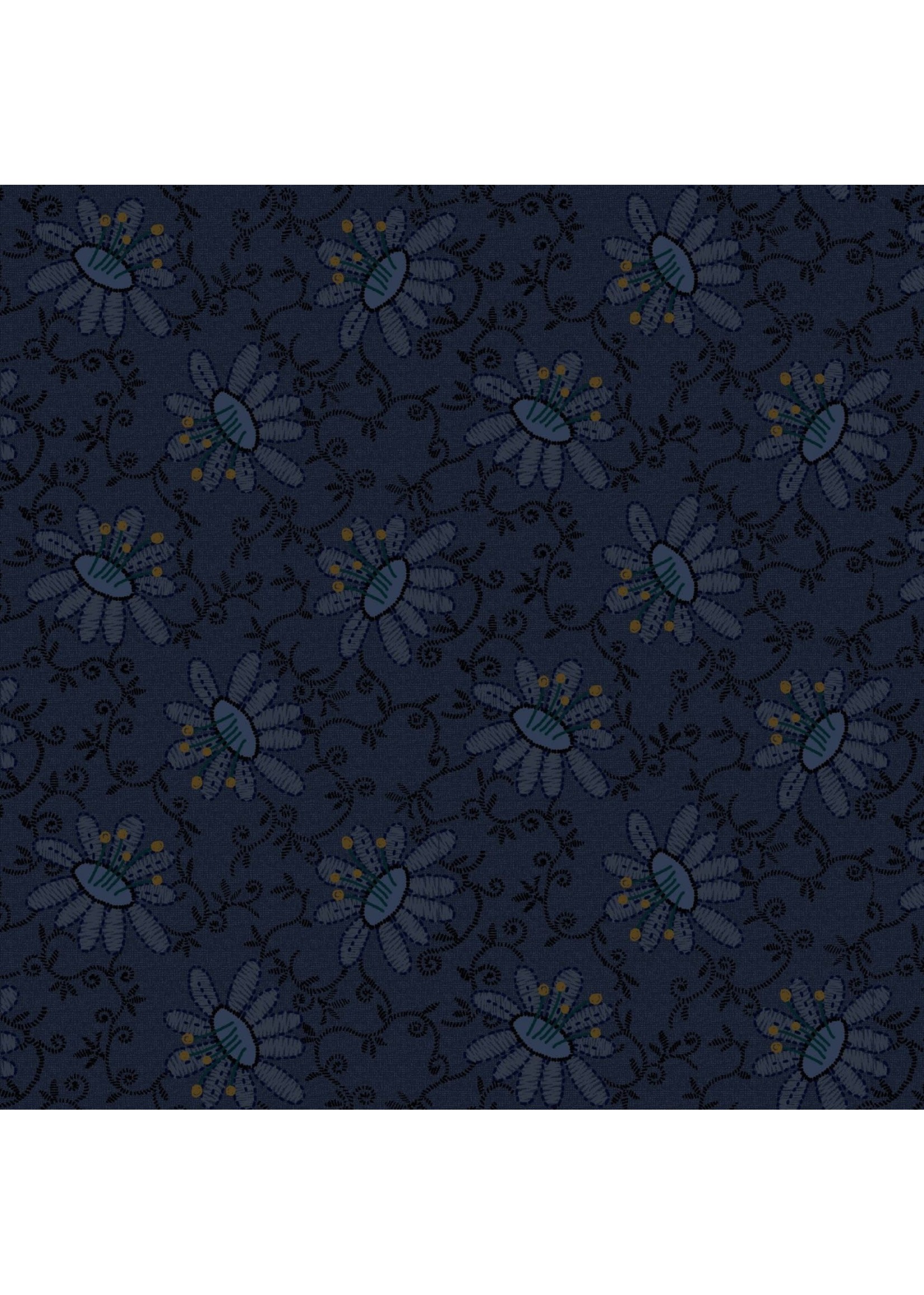 Henry Glass Fabrics Scrap Happy - Navy