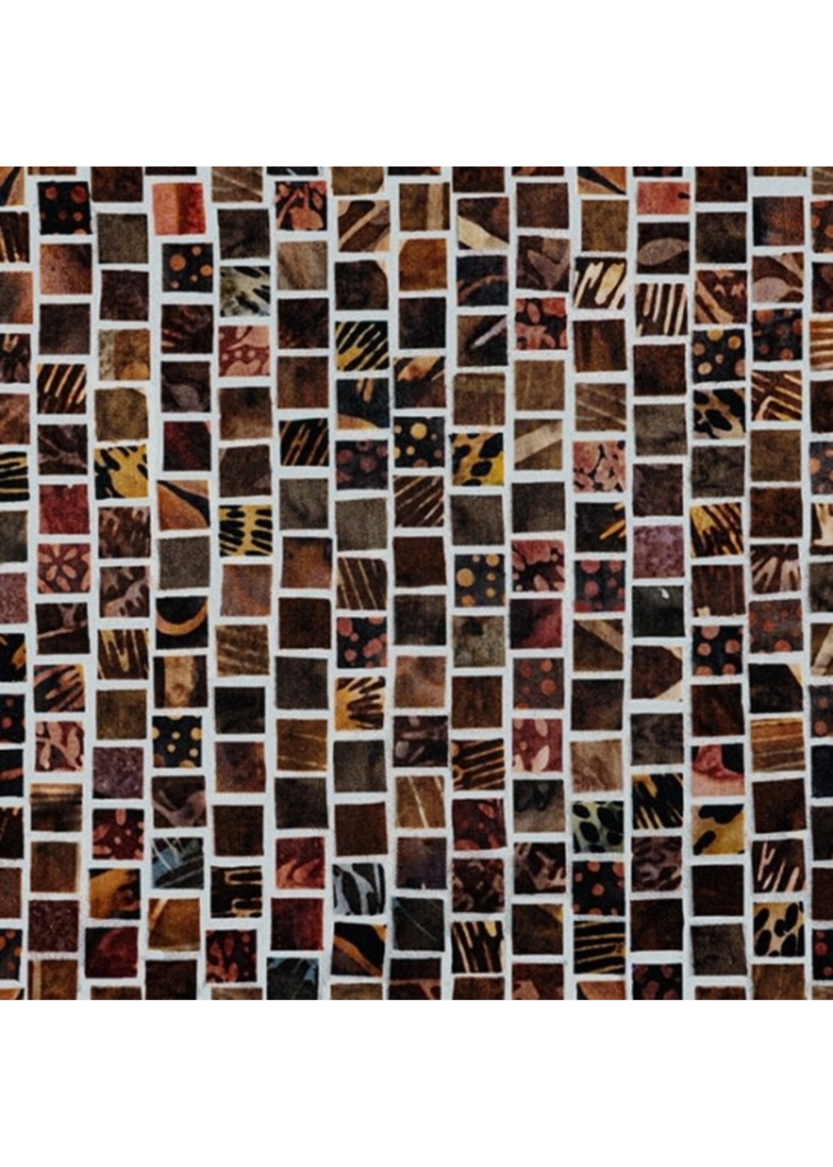 Hoffman Fabrics Mosaic Masterpiece - Brown