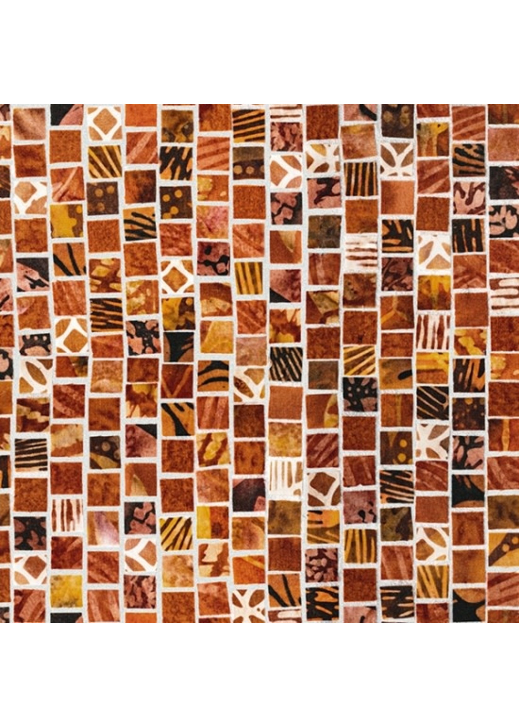 Hoffman Fabrics Mosaic Masterpiece - Rust