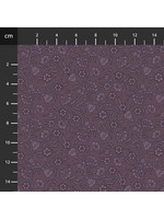 Blank Quilting Ashton Collection - Floral Stamp - Purple - 364