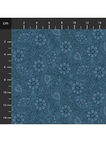 Blank Quilting Ashton Collection - Floral - Teal - 358