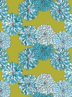Windham Fabrics Happy Chance - Mums - Lime