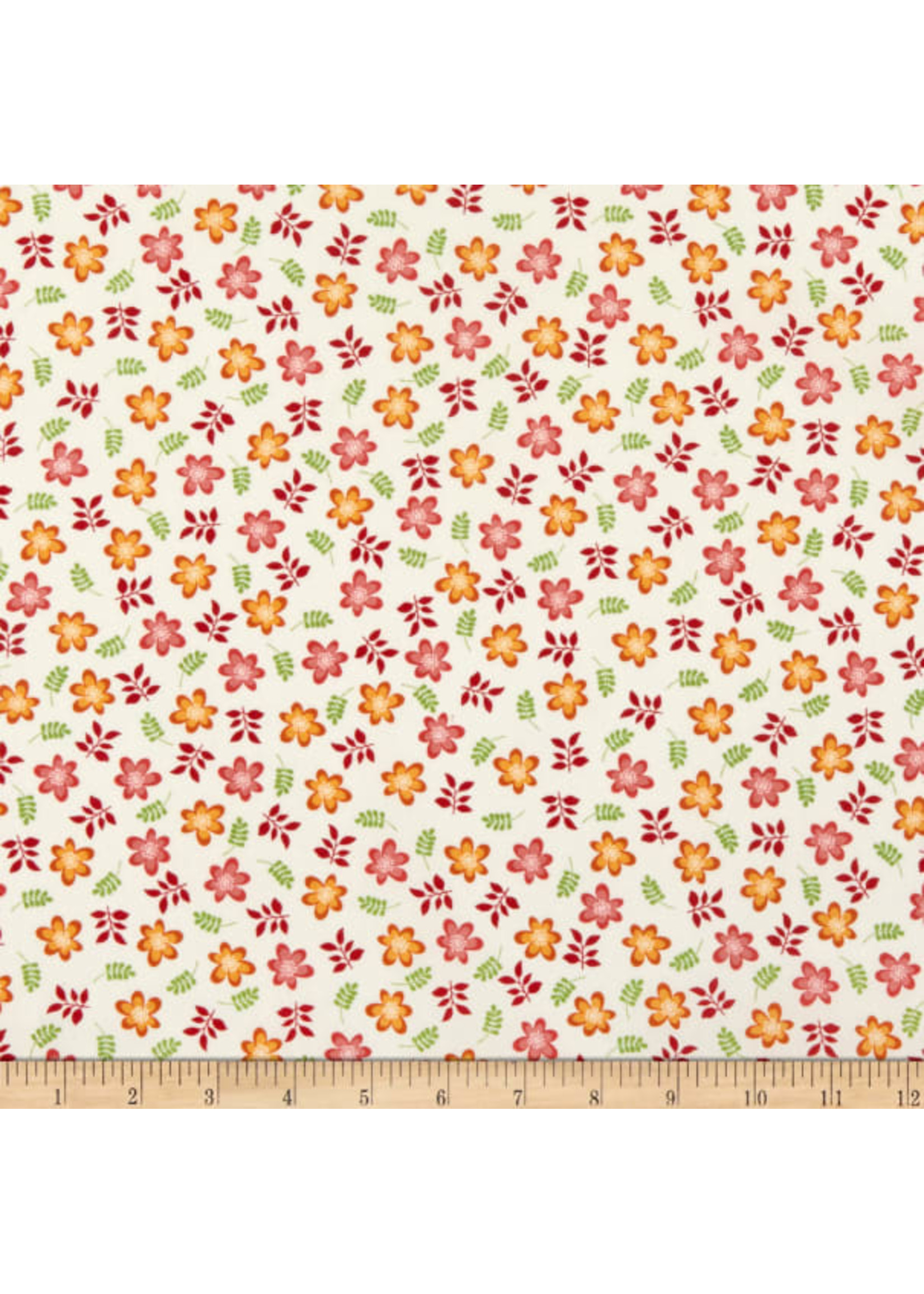 Studio E Fabrics Make Yourself at Home - Flowers - Red