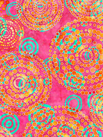Quilting Treasures Rythm Evolution - Cirkel - Pink - 27101-P