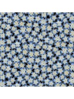 Benartex Studio Butterfly Fandango - Metallic Gold - Blue - 1466M