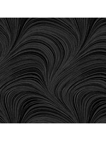 Benartex Studio Wave Texture - Flanel - Black - 2966WF12