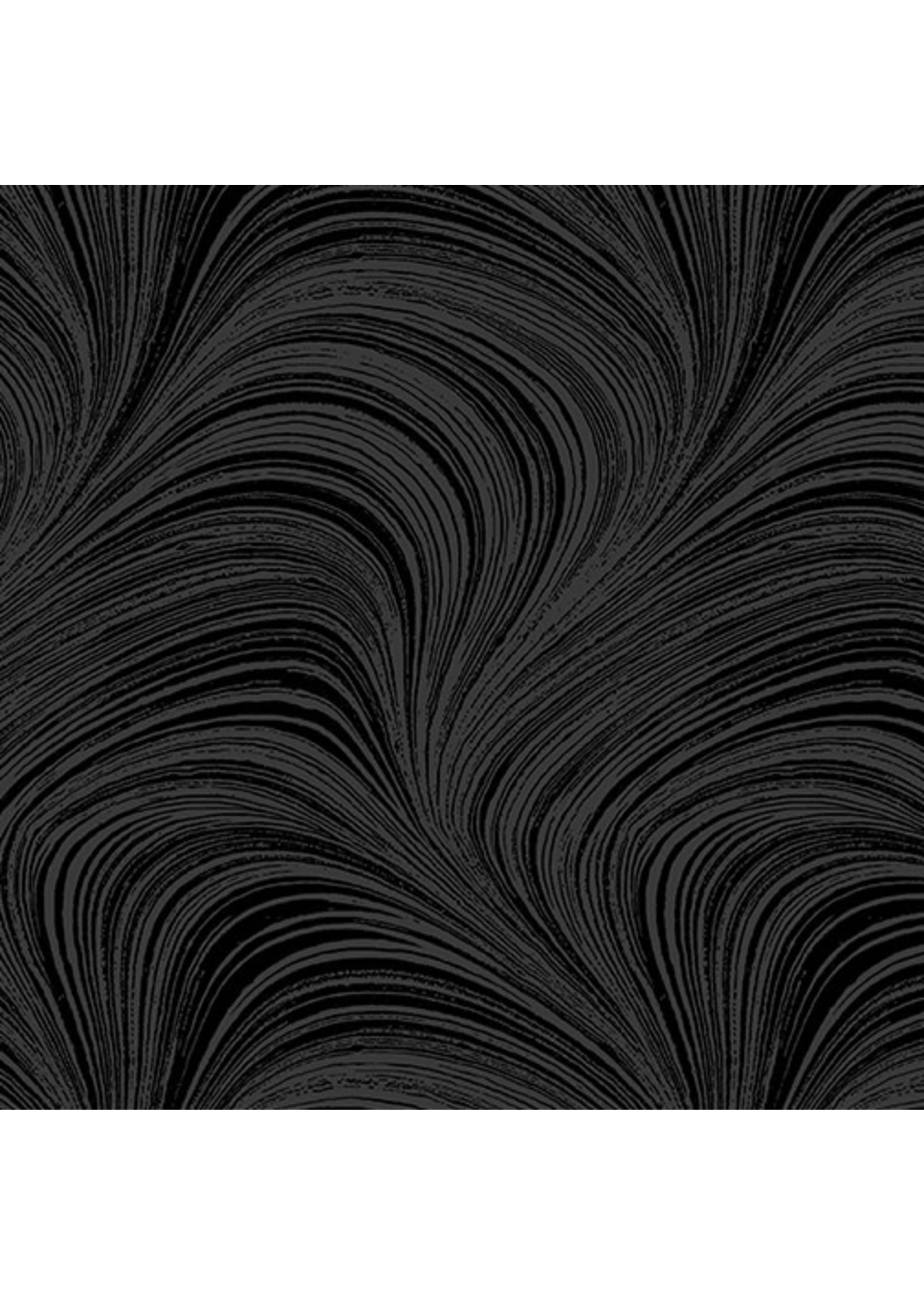 Benartex Studio Wave Texture - Flanel - Black - 2966WF12