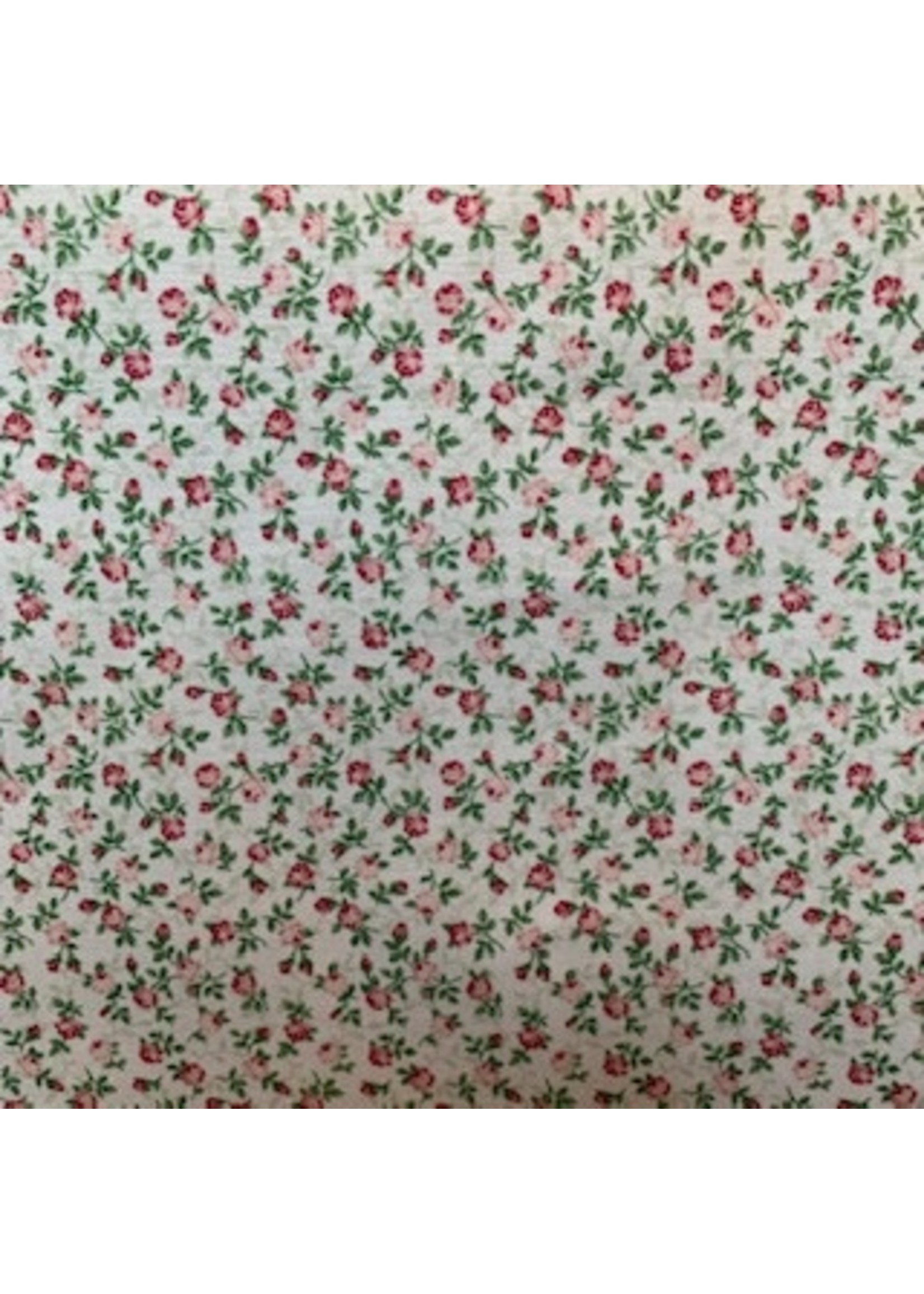 Stof Fabrics Pour Helene - Roses - Cream