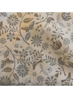 Stof Fabrics Flower With Bird - Cream