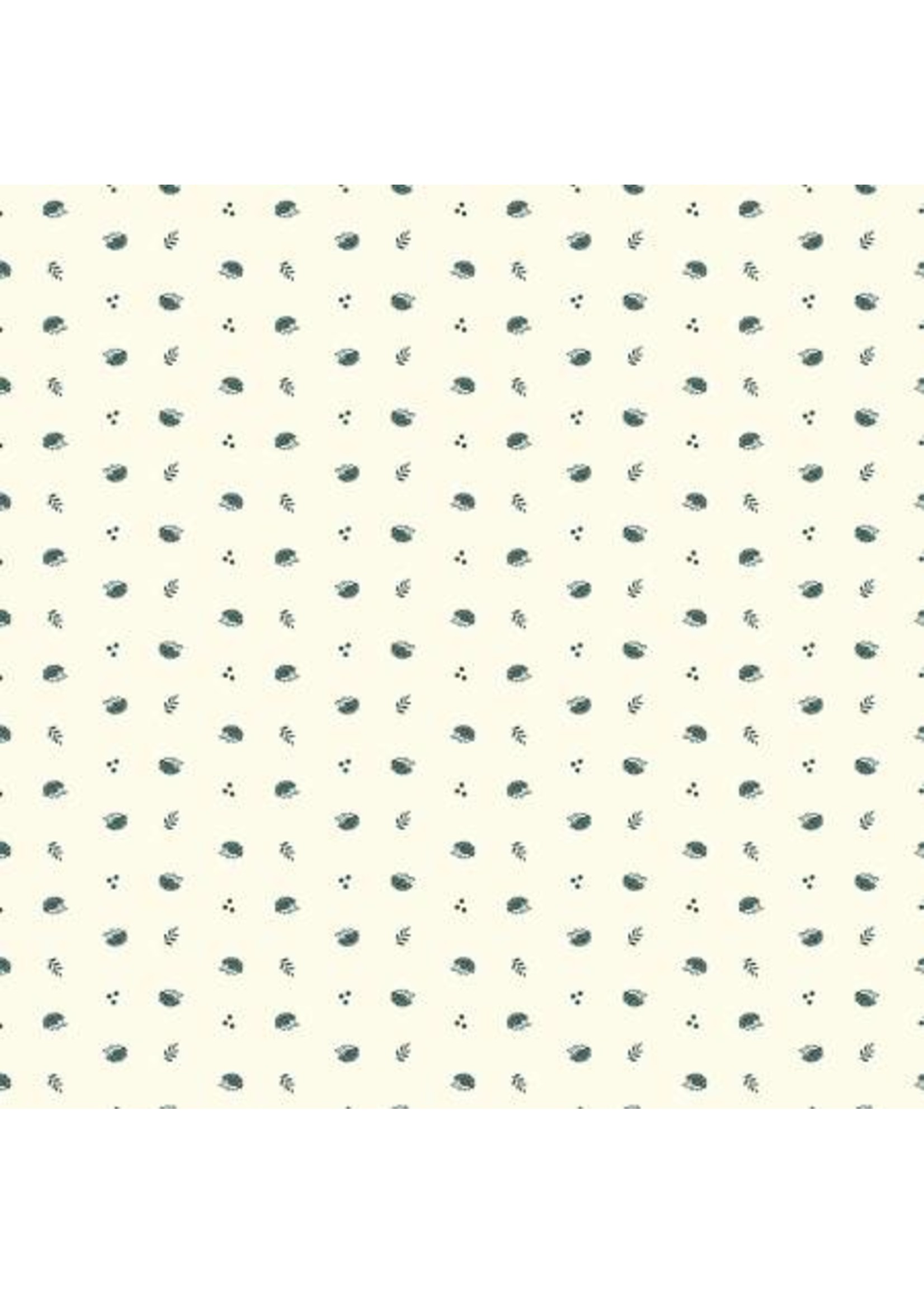 Windham Fabrics Summer School - Hedgehog - Ivory - 52465-4