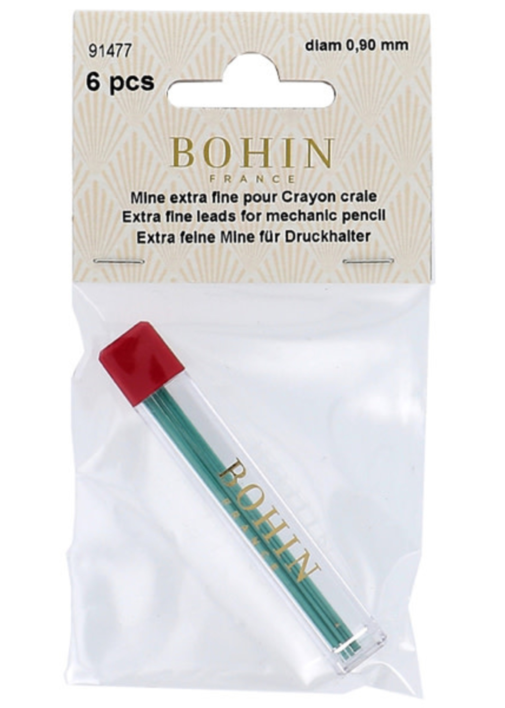 Bohin Markeerpotlood - Fabric Pencil - Navulling - Groen