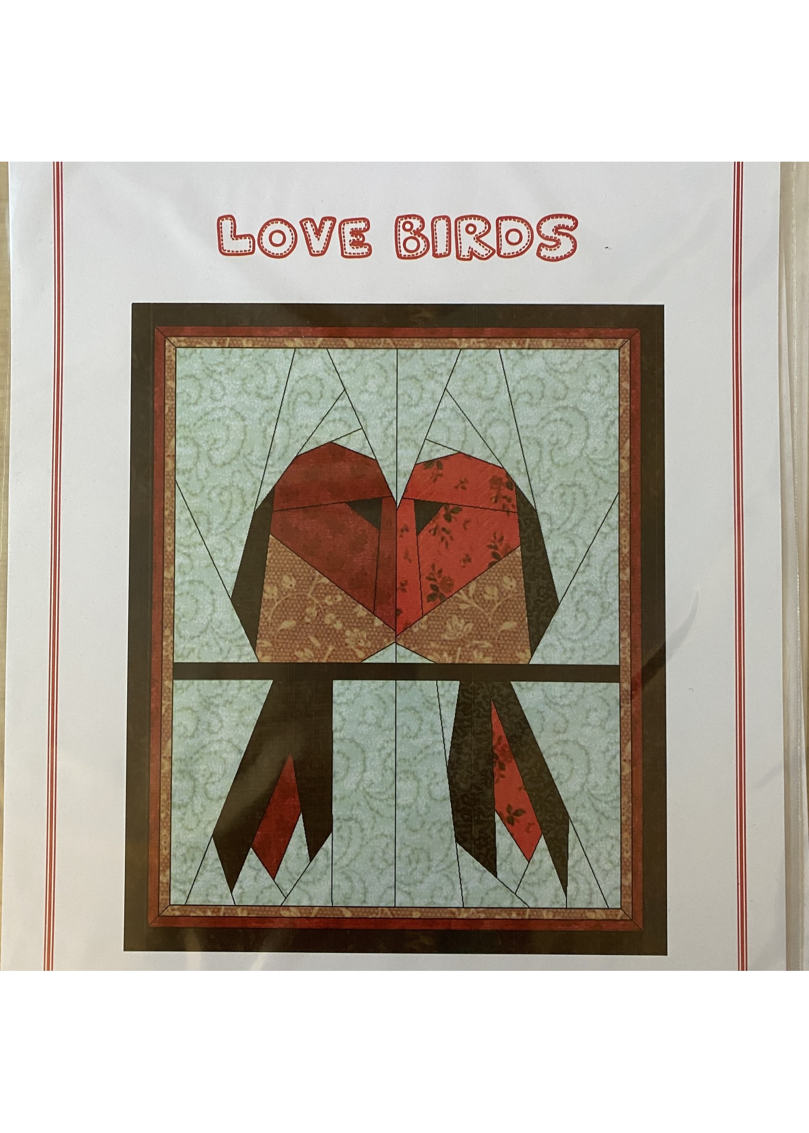 Heleen Pinkster Patroon Foundation Piecing  - Love Birds