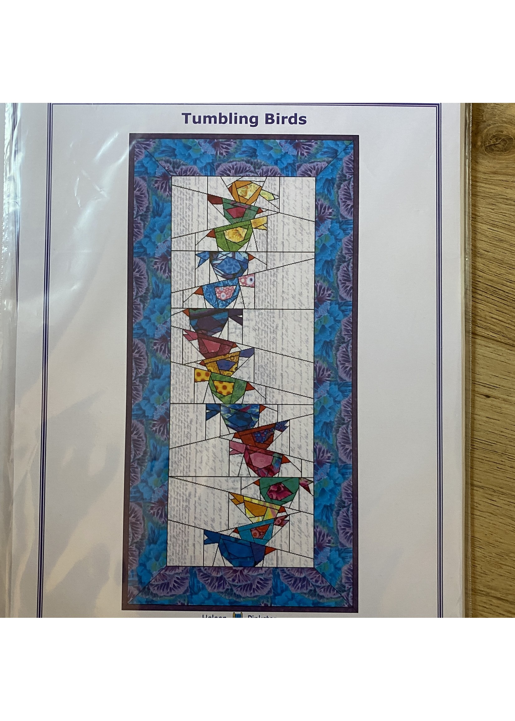 Heleen Pinkster Patroon Foundation Piecing - Tumbling Birds