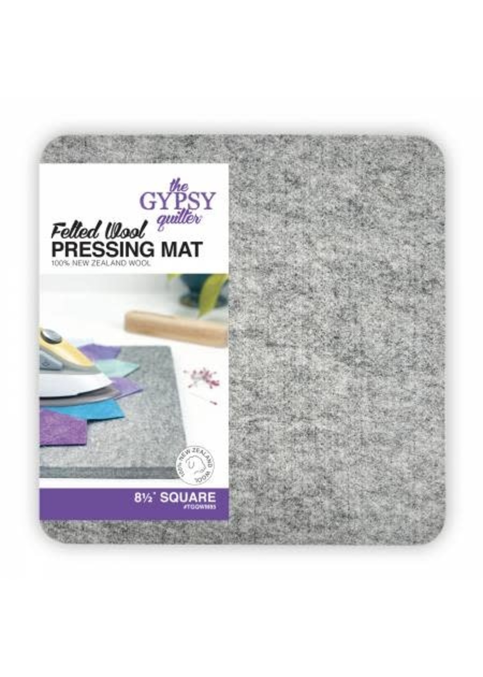 The Gypsy Quilter Strijkmat - Felted Wool Pressing Mat - 8,5 inch x 8,5 inch