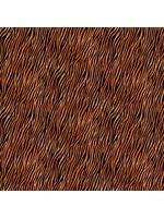 Makower Jewel Tones - Zebra - Orange - 2401V