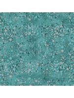 Hoffman Fabrics Fly Home for Winter - Turquoise Silver - U4975 - 61S