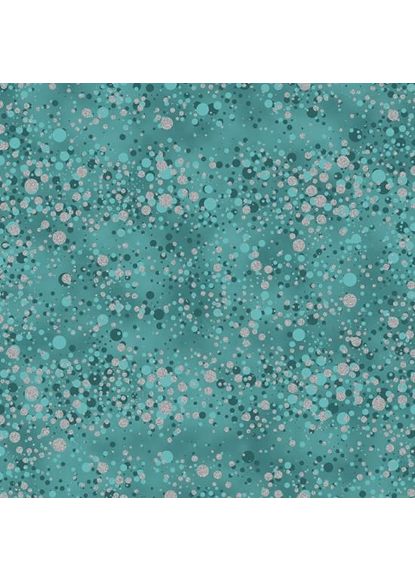 Hoffman Fabrics Fly Home for Winter - Turquoise Silver - U4975 - 61S