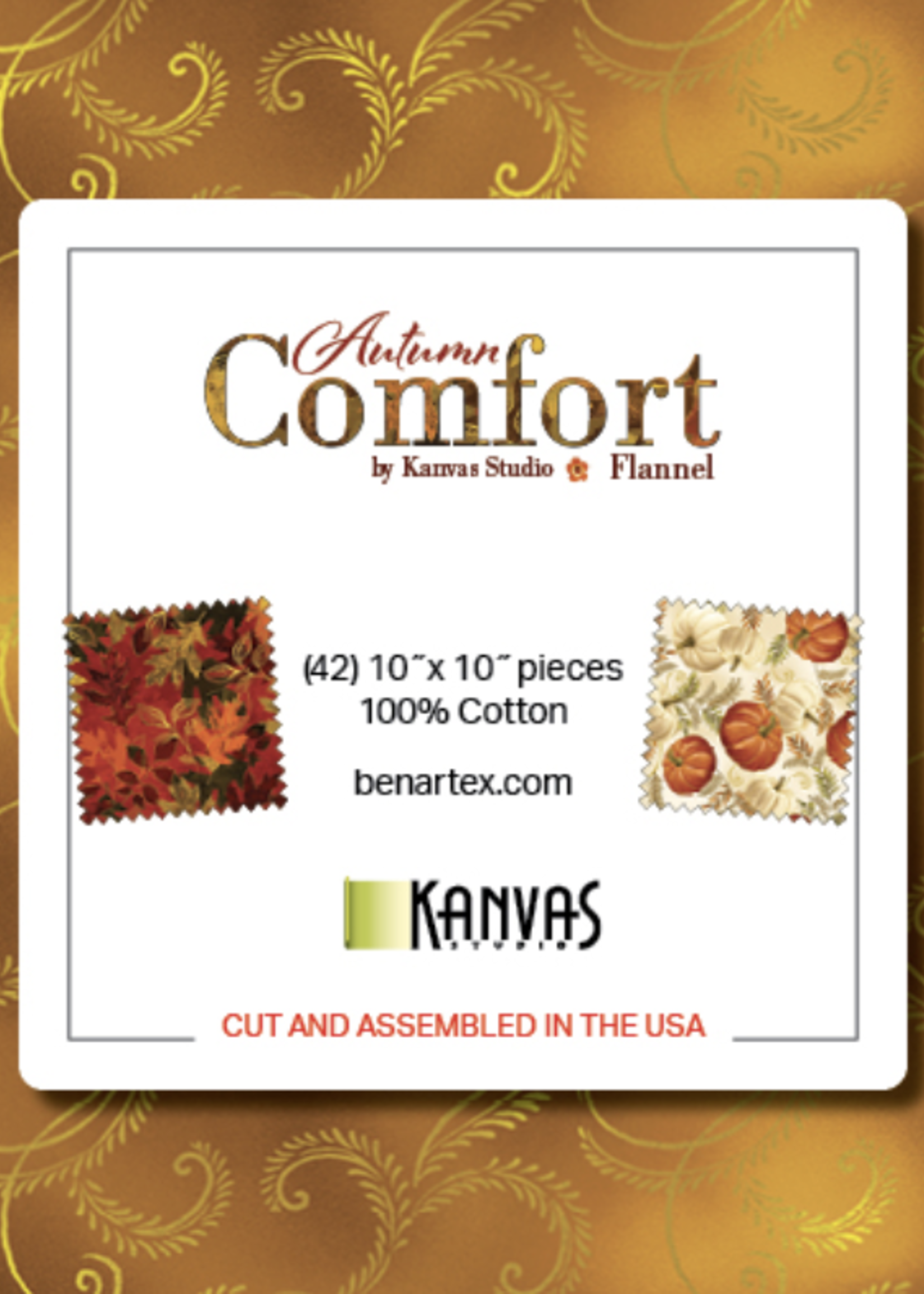 Benartex Studio Autumn Comfort Flanner - Layercake - 42 Stroken
