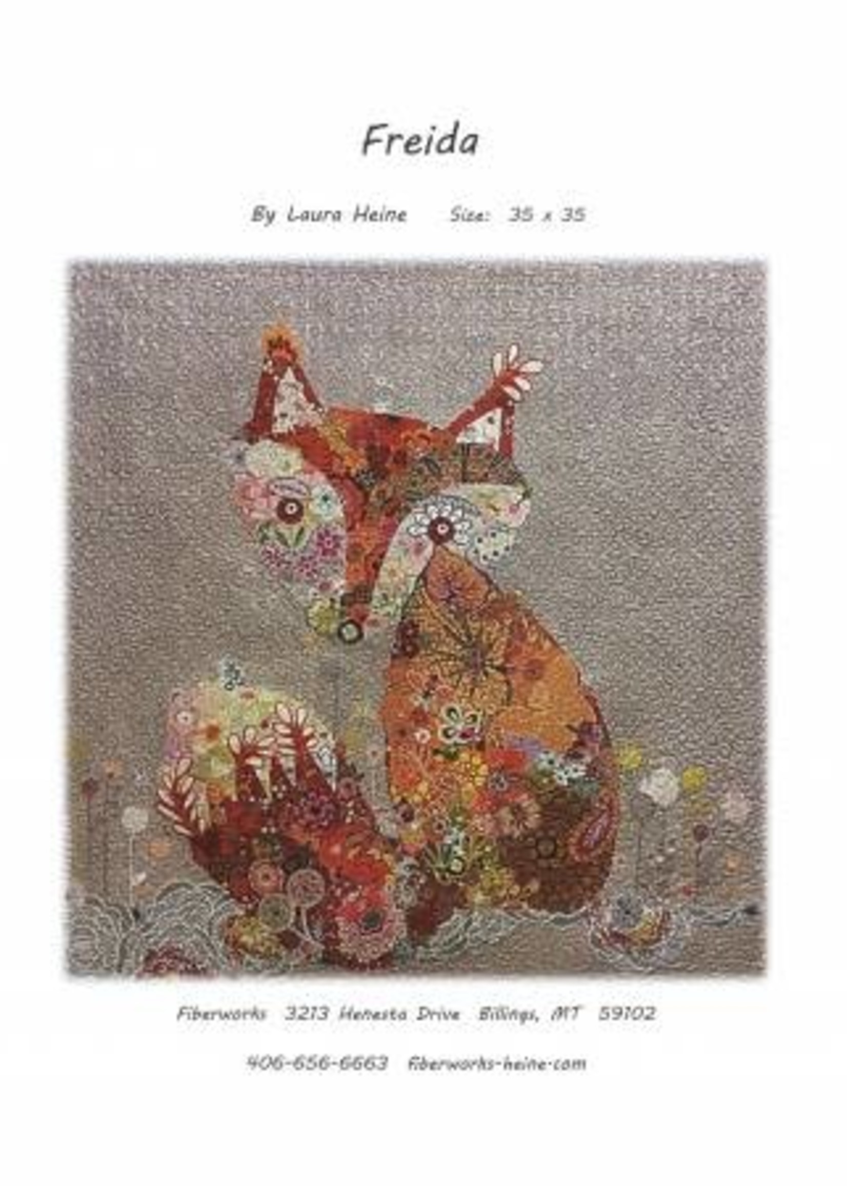 Laura Heine Collage Patroon - Freida Fox