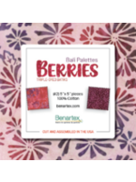 Benartex Studio Bali Palettes - Berries - Charmpack - 42 Vierkanten