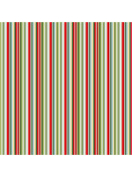 Makower Festive Stripe - Multi - 22303G3